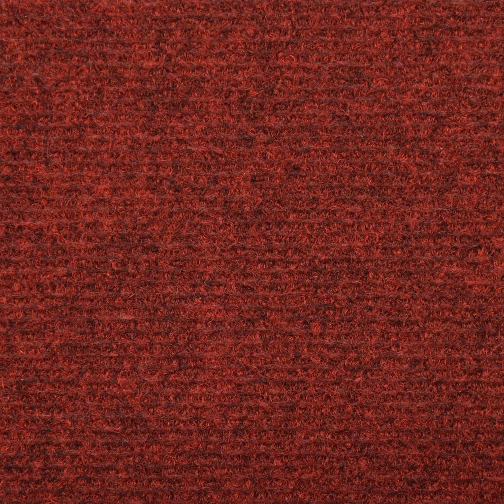 Treppenmatten 5 Stk. Bordeauxrot 65x25 cm Nadelvlies