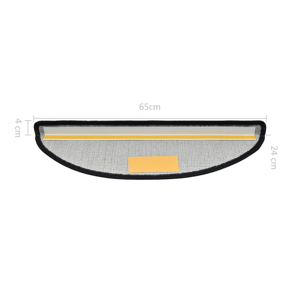 Stufenmatten 10 Stk. 65x24x4 cm Anthrazit