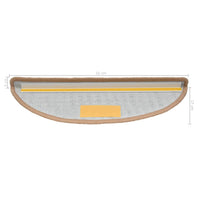 Thumbnail for Stufenmatten 10 Stk. 56x20 cm Beige