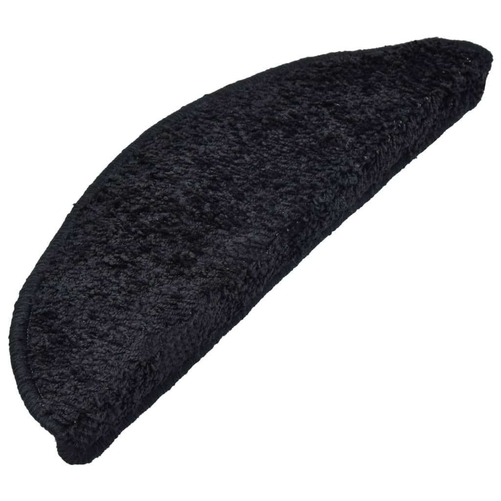 Stufenmatten 10 Stk. 65x25 cm Schwarz