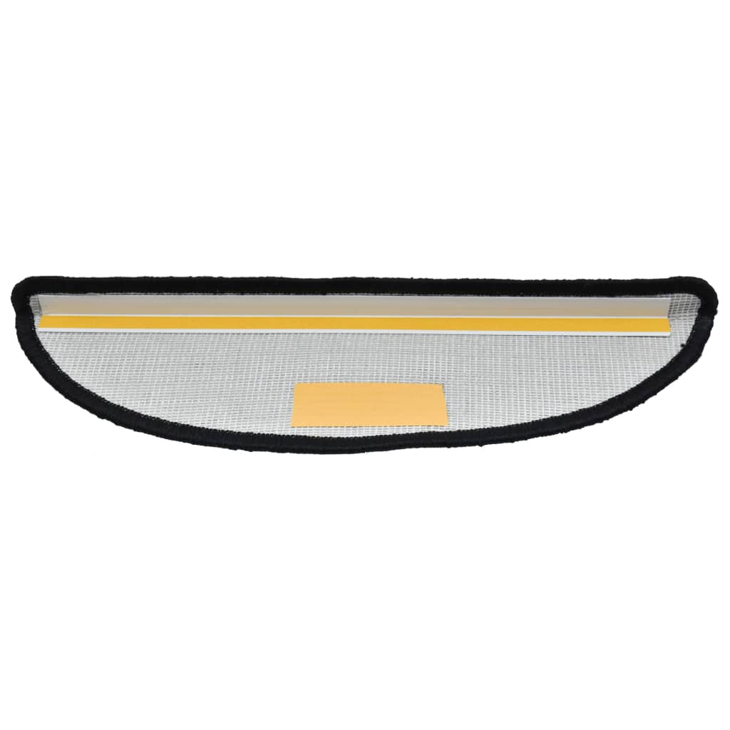 Stufenmatten 10 Stk. 65x25 cm Schwarz