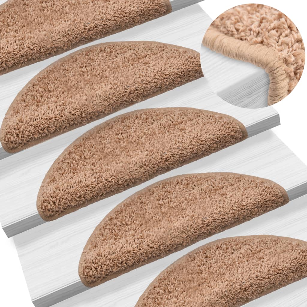 Stufenmatten 10 Stk. 65x21x4 cm Beige