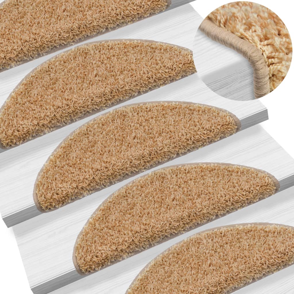 Stufenmatten 5 Stk. 65x25 cm Creme