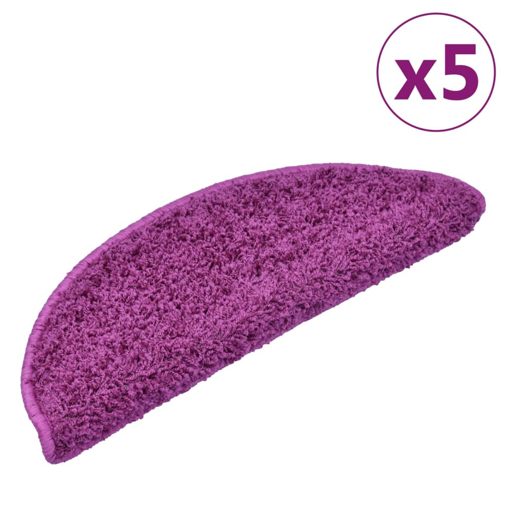 Stufenmatten 5 Stk. 65x25 cm Lila