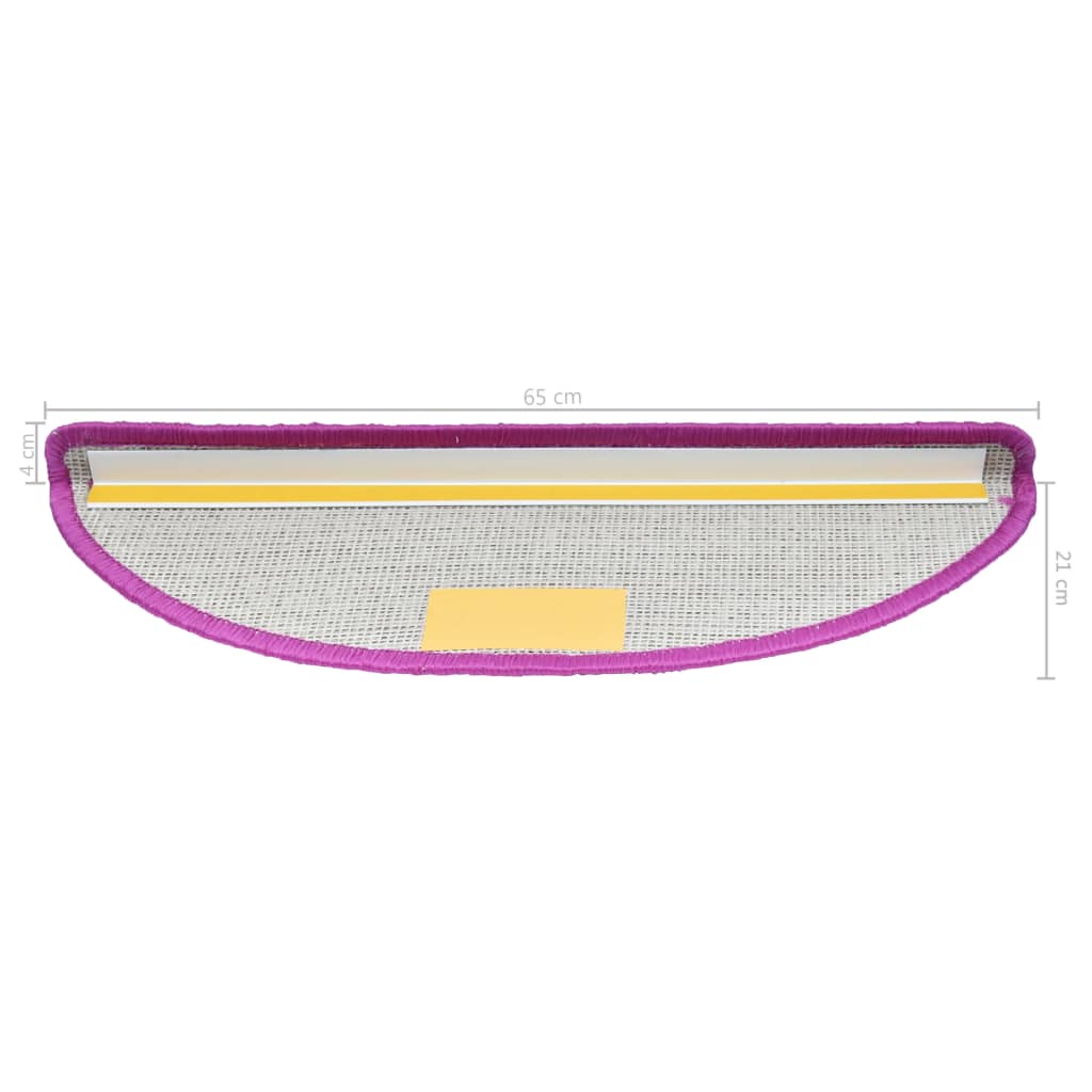 Stufenmatten 5 Stk. 65x25 cm Lila