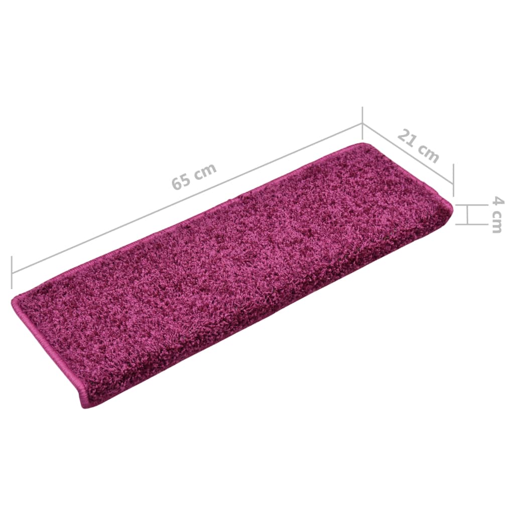 Stufenmatten 10 Stk. 65x25 cm Lila