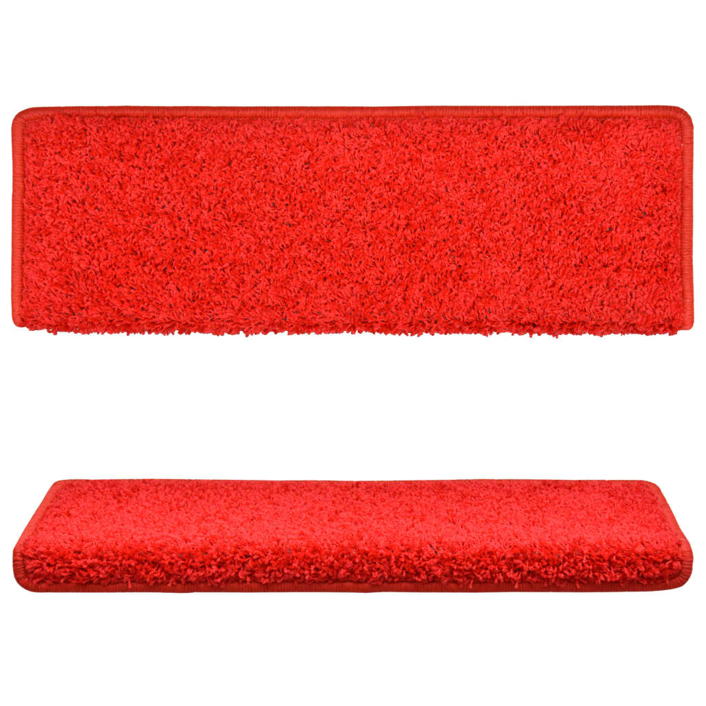 Stufenmatten 5 Stk. 65x25 cm Rot