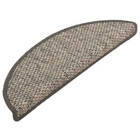 Thumbnail for Treppenmatten Selbstklebend Sisal-Optik 15 Stk. 56x17x3 cm