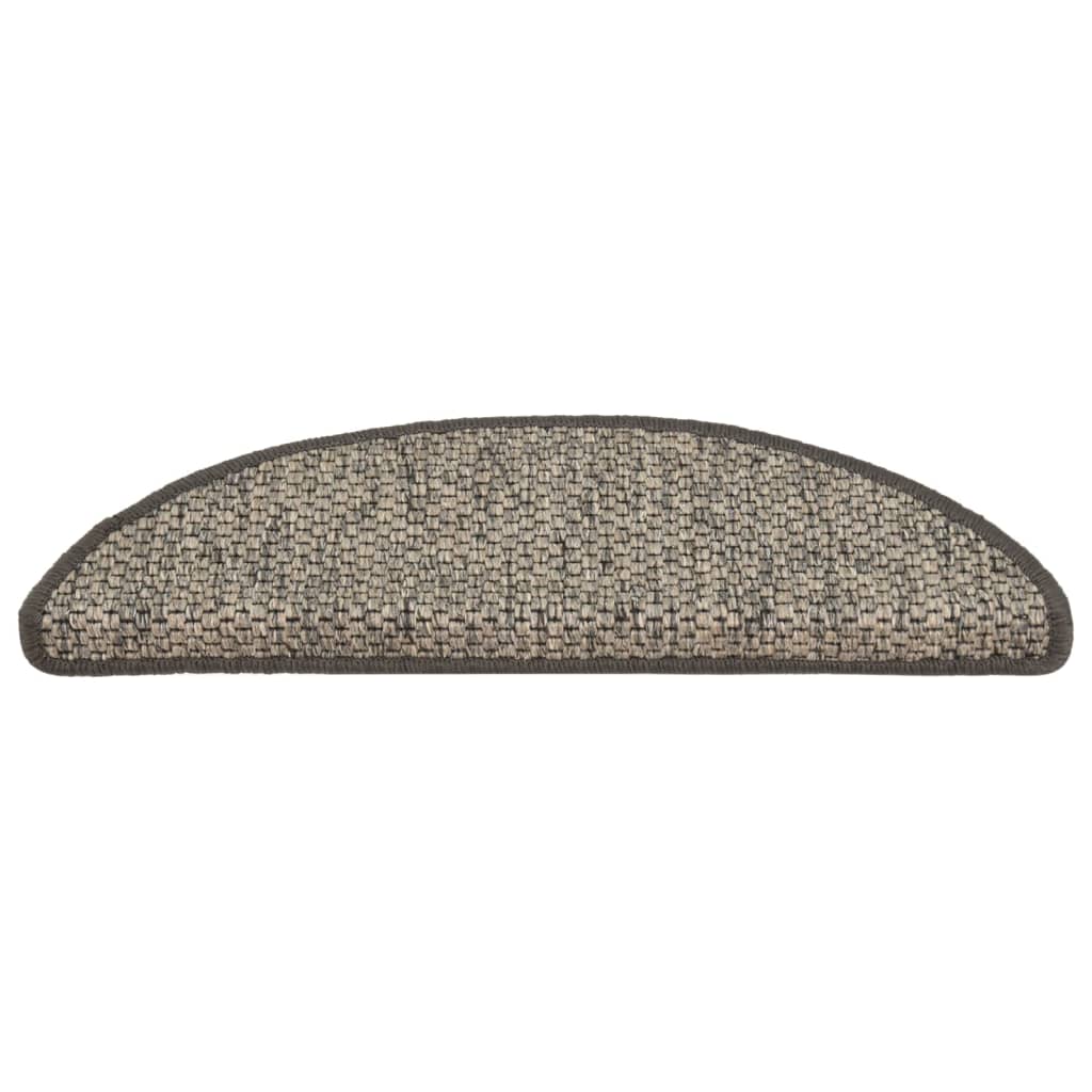 Treppenmatten Selbstklebend Sisal-Optik 15 Stk. 56x17x3 cm