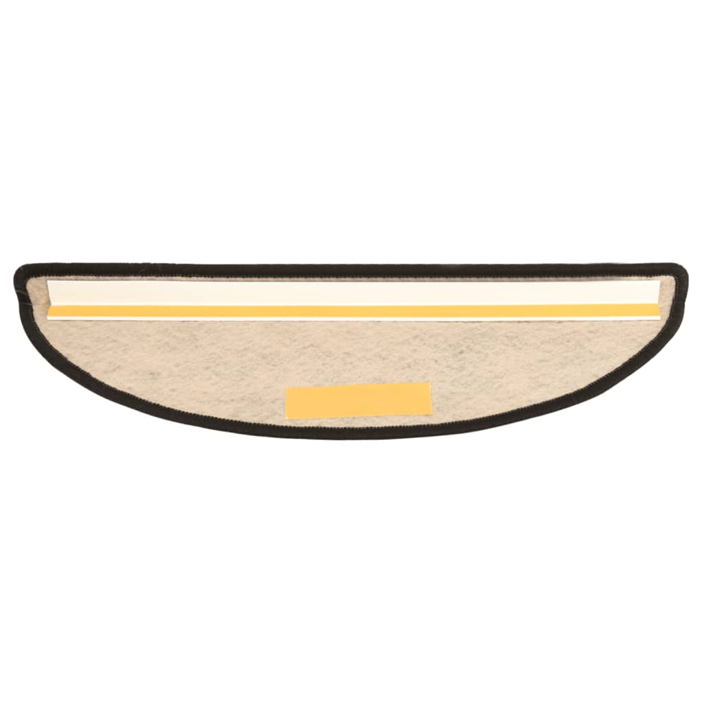 Treppenmatten Selbstklebend Sisal 15 Stk. 56x20 cm Anthrazit