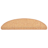 Thumbnail for Treppenmatten Selbstklebend Sisal-Optik 15Stk. 56x17x3cm Orange