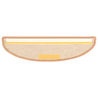 Thumbnail for Treppenmatten Selbstklebend Sisal-Optik 15Stk. 56x17x3cm Orange