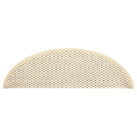 Thumbnail for Treppenmatten Selbstklebend Sisal-Optik 15 Stk. 56x17x3cm Creme