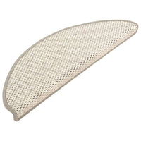 Thumbnail for Treppenmatten Selbstklebend Sisal-Optik 15 Stk. 65x21x4cm Beige