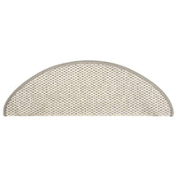 Thumbnail for Treppenmatten Selbstklebend Sisal-Optik 15 Stk. 65x21x4cm Beige