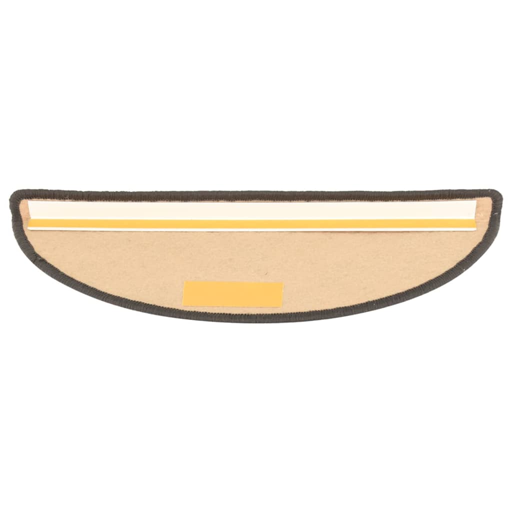 Treppenmatten Selbstklebend Sisal 15 Stk. 65x25 cm Anthrazit