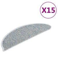 Thumbnail for Treppenmatten Selbstklebend Sisal-Optik 15 Stk. 65x25 cm Blau