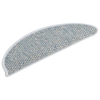Thumbnail for Treppenmatten Selbstklebend Sisal-Optik 15 Stk. 65x25 cm Blau