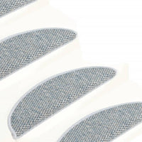 Thumbnail for Treppenmatten Selbstklebend Sisal-Optik 15 Stk. 65x25 cm Blau