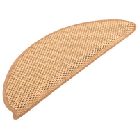 Thumbnail for Treppenmatten Selbstklebend Sisal-Optik 15 Stk. 65x25 cm Orange