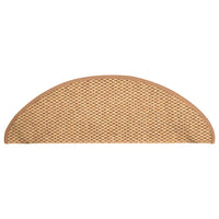 Thumbnail for Treppenmatten Selbstklebend Sisal-Optik 15 Stk. 65x25 cm Orange