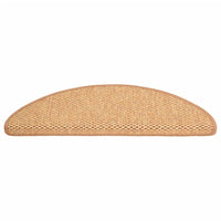 Thumbnail for Treppenmatten Selbstklebend Sisal-Optik 15 Stk. 65x25 cm Orange