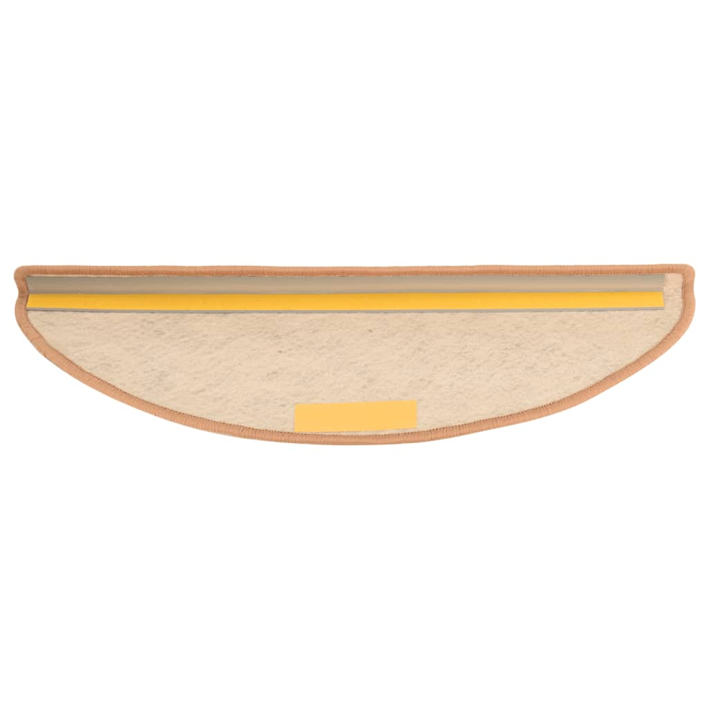 Treppenmatten Selbstklebend Sisal-Optik 15 Stk. 65x25 cm Orange