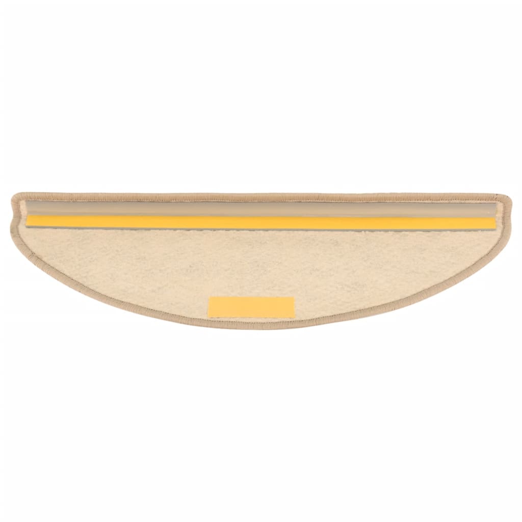 Treppenmatten Selbstklebend Sisal-Optik 15 Stk. 65x21x4 cm Sand