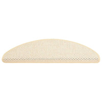 Thumbnail for Treppenmatten Selbstklebend Sisal-Optik 15 Stk. 65x21x4cm Creme
