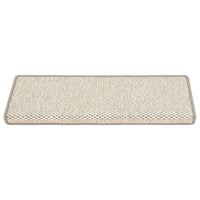 Thumbnail for Treppenmatten Selbstklebend Sisal-Optik 15 Stk. 65x21x4cm Beige