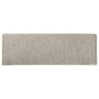 Thumbnail for Treppenmatten Selbstklebend Sisal-Optik 15 Stk. 65x25cm Silbern