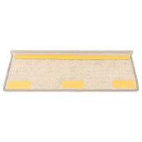 Thumbnail for Treppenmatten Selbstklebend Sisal-Optik 15 Stk. 65x25cm Silbern