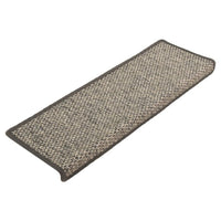 Thumbnail for Treppenmatten Selbstklebend Sisal 15Stk. 65x21x4cm Grau & Beige