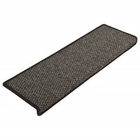 Thumbnail for Treppenmatten Selbstklebend Sisal 15 Stk. 65x25 cm Anthrazit
