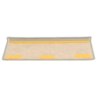 Thumbnail for Treppenmatten Selbstklebend Sisal-Optik 15 Stk. 65x21x4 cm Grau