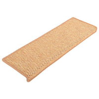 Thumbnail for Treppenmatten Selbstklebend Sisal-Optik 15Stk. 65x21x4cm Orange