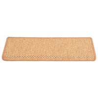 Thumbnail for Treppenmatten Selbstklebend Sisal-Optik 15Stk. 65x21x4cm Orange