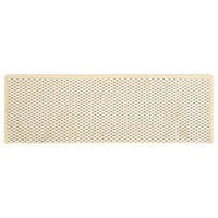 Thumbnail for Treppenmatten Selbstklebend Sisal-Optik 15 Stk. 65x21x4cm Creme