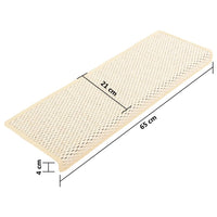 Thumbnail for Treppenmatten Selbstklebend Sisal-Optik 15 Stk. 65x21x4cm Creme