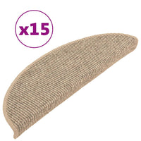 Thumbnail for Selbstklebende Treppenmatten 15 Stk. 56x20 cm Dunkelbeige
