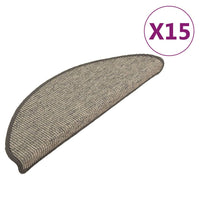 Thumbnail for Stufenmatten Selbstklebend 15 Stk. Grau und Beige 65x25 cm