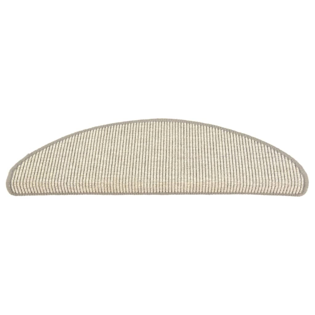 Stufenmatten Selbstklebend 15 Stk. Silbern 65x25 cm