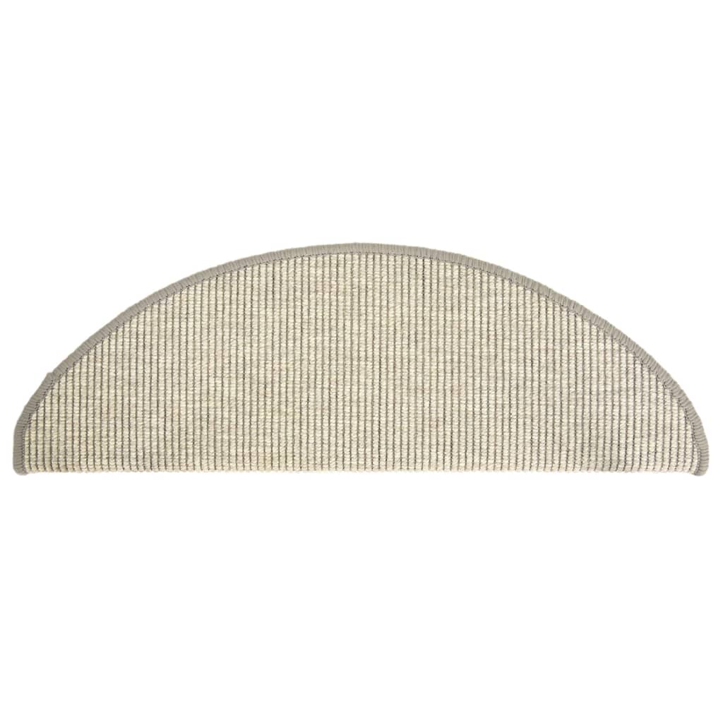 Stufenmatten Selbstklebend 15 Stk. Silbern 65x25 cm