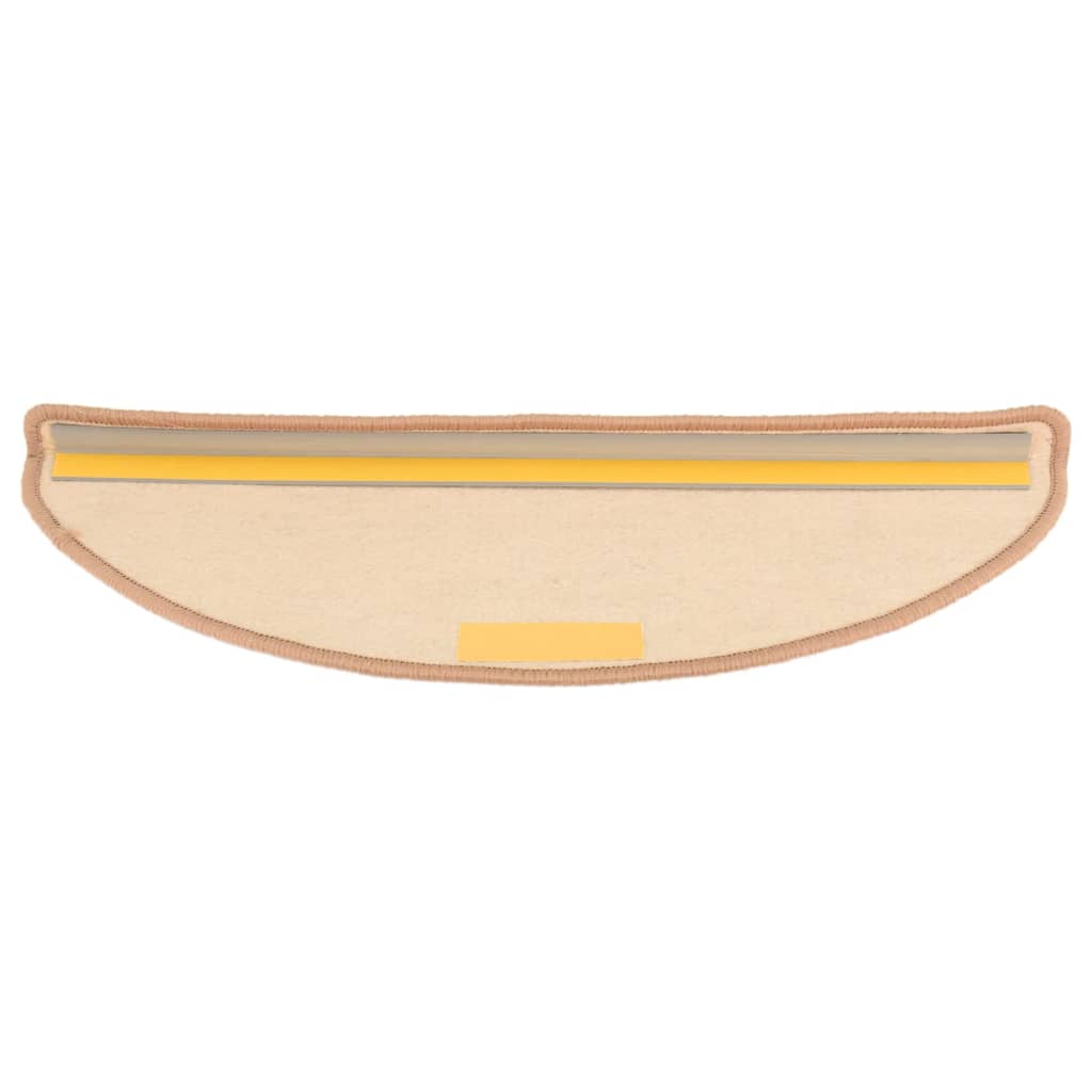 Stufenmatten Selbstklebend 15 Stk. Hellbraun 65x25 cm