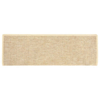 Thumbnail for Stufenmatten Selbstklebend 15 Stk Sisal-Optik 65x21x4cm