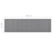 Thumbnail for Teppichläufer Dunkelgrau 80x300 cm