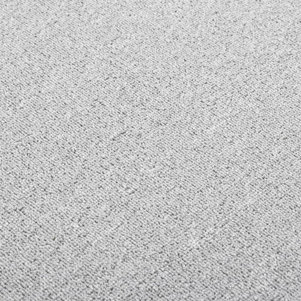 Teppichläufer Hellgrau 80x250 cm