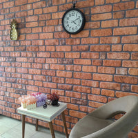 Thumbnail for 3D-Wandpaneele 10 Stk. Terrakottarot Backstein-Optik EPS