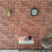 Thumbnail for 3D-Wandpaneele 10 Stk. Terrakottarot Backstein-Optik EPS