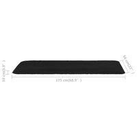 Thumbnail for Sonnenliege Klappbar Oxford-Gewebe Schwarz